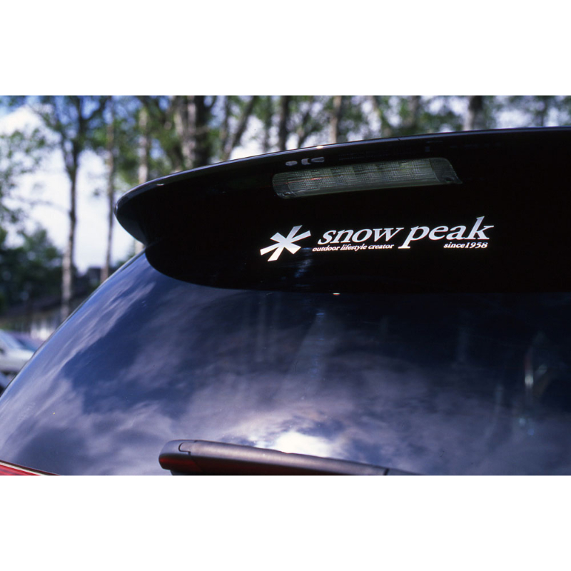 snowpeak 雪峰標誌圖案貼紙(L) 
