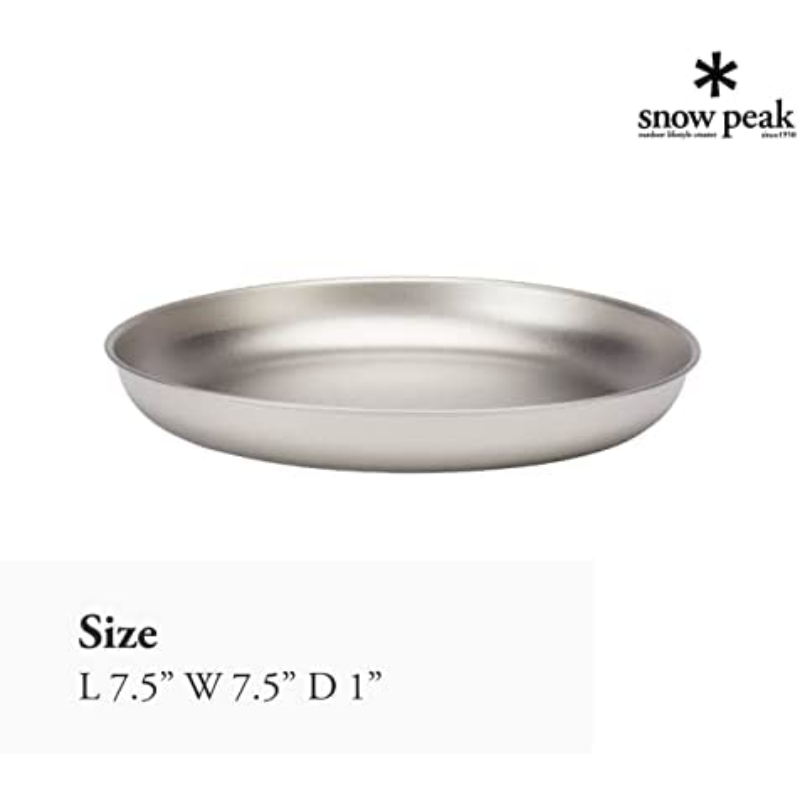 snowpeak 鈦金屬個人餐盤 