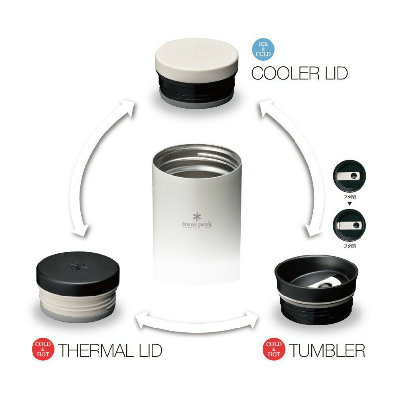 snowpeak 隨行保溫瓶-350銀  TW-070R-DS