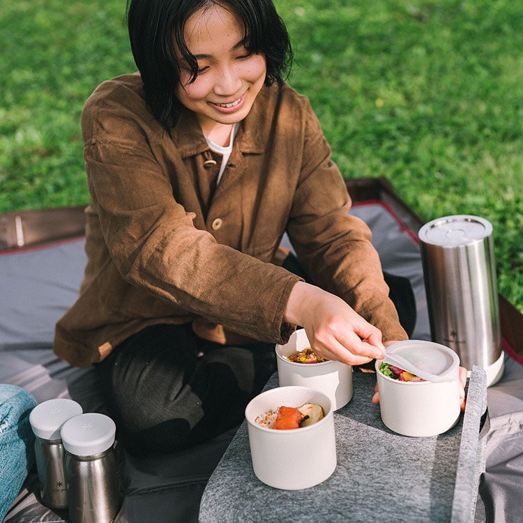 snowpeak TOBACHI野餐盒2件組-白  