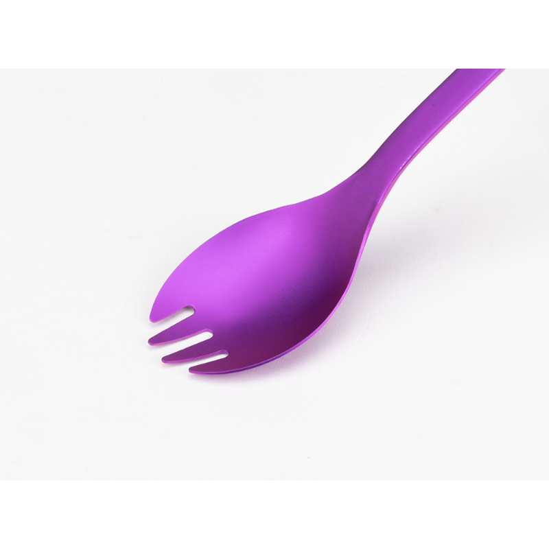 snowpeak 鈦金屬多功能匙叉(紫)