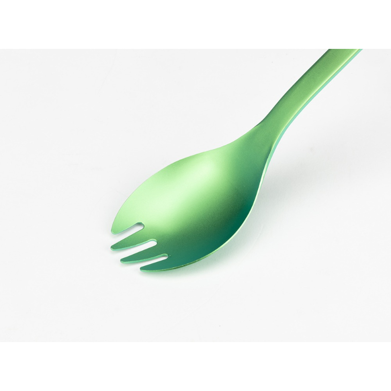 snowpeak 鈦金屬多功能匙叉(綠)