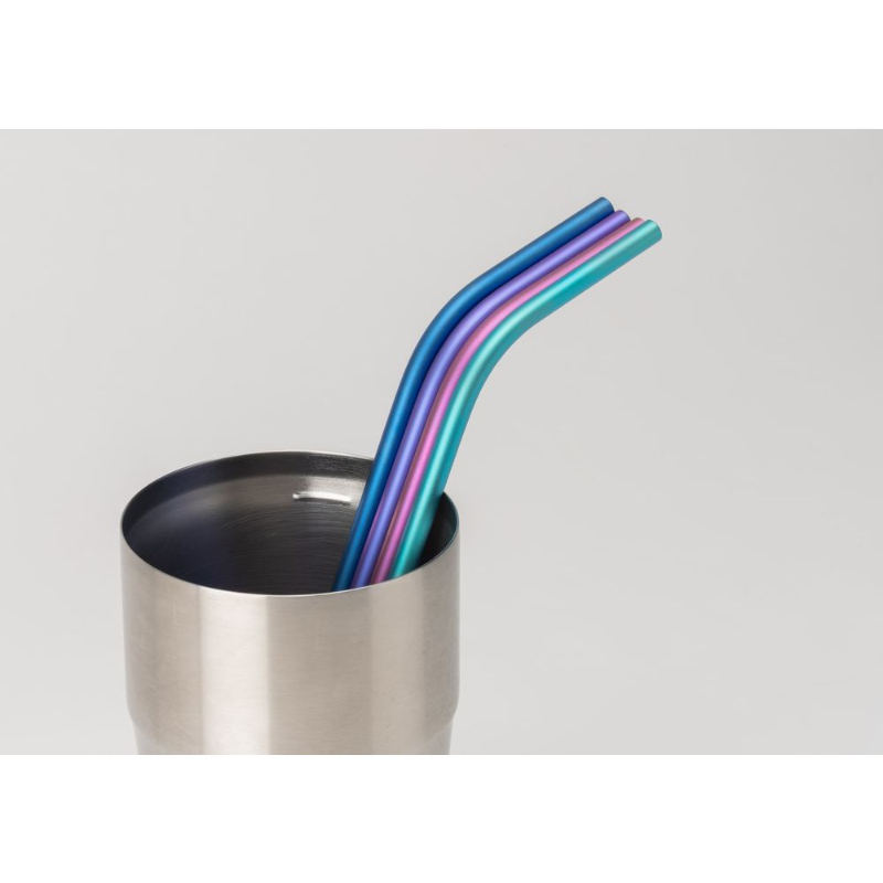 snowpeak 鈦金屬吸管2件組(粉紅&紫) ／ FES-222-2 (Default)