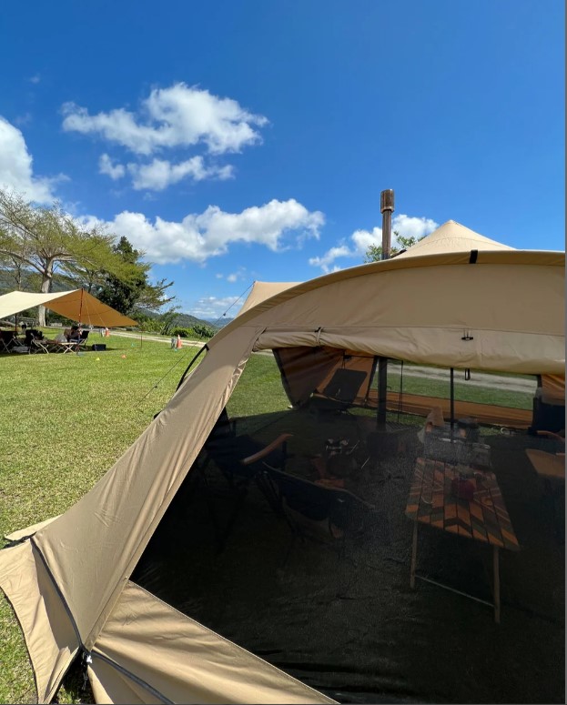 SPACE PRO 太空帳沙色新款(無內帳)-煙囪版 