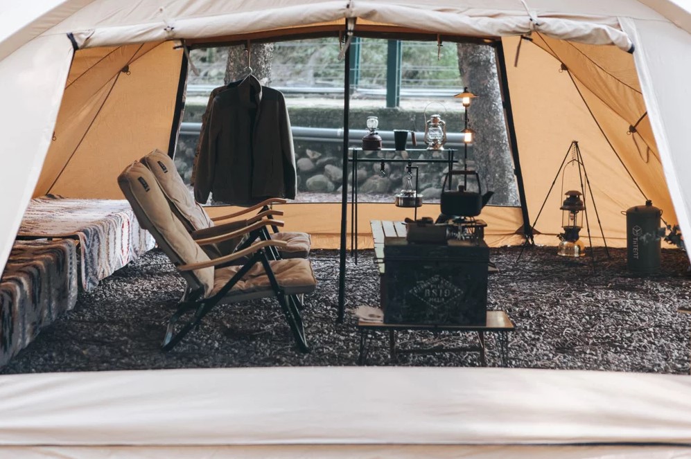 SPACE PRO 太空帳沙色新款(無內帳)-煙囪版 