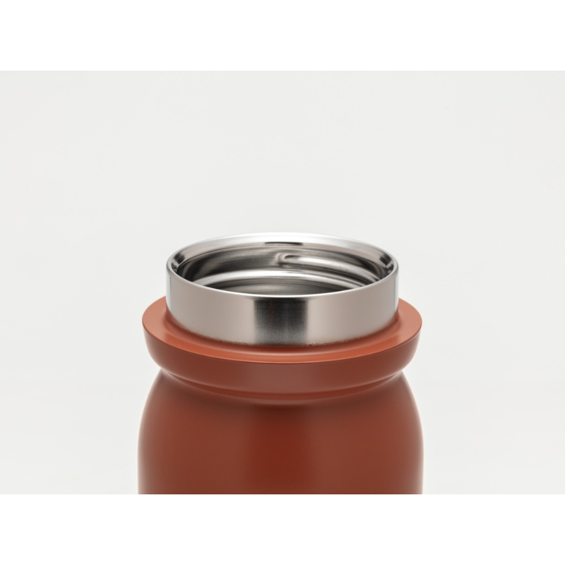 snowpeak 不鏽鋼真空保溫瓶M型350-紅磚 