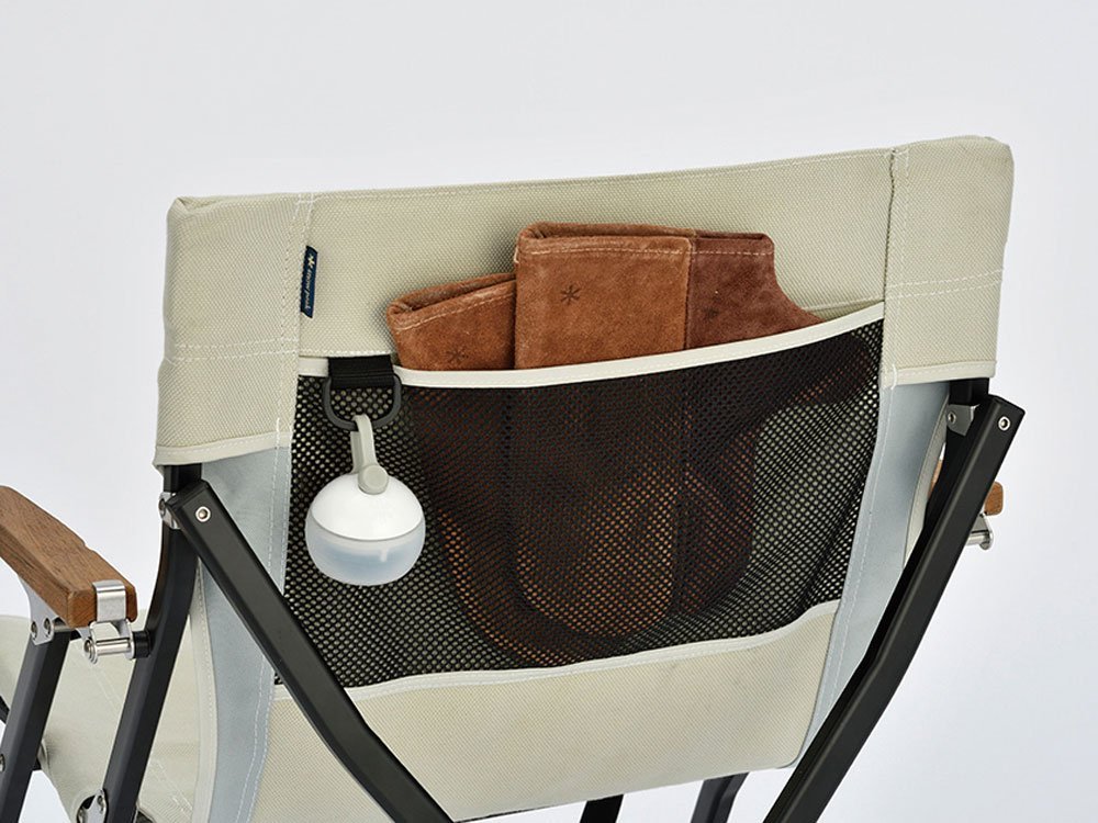 snowwpeak 短版休閒椅30-象牙白