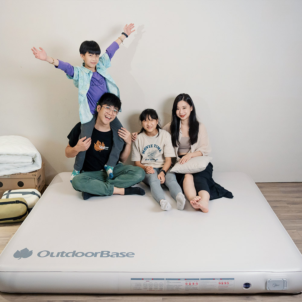 Outdoorbase歡樂時光彈絲床240+舒軟墊240