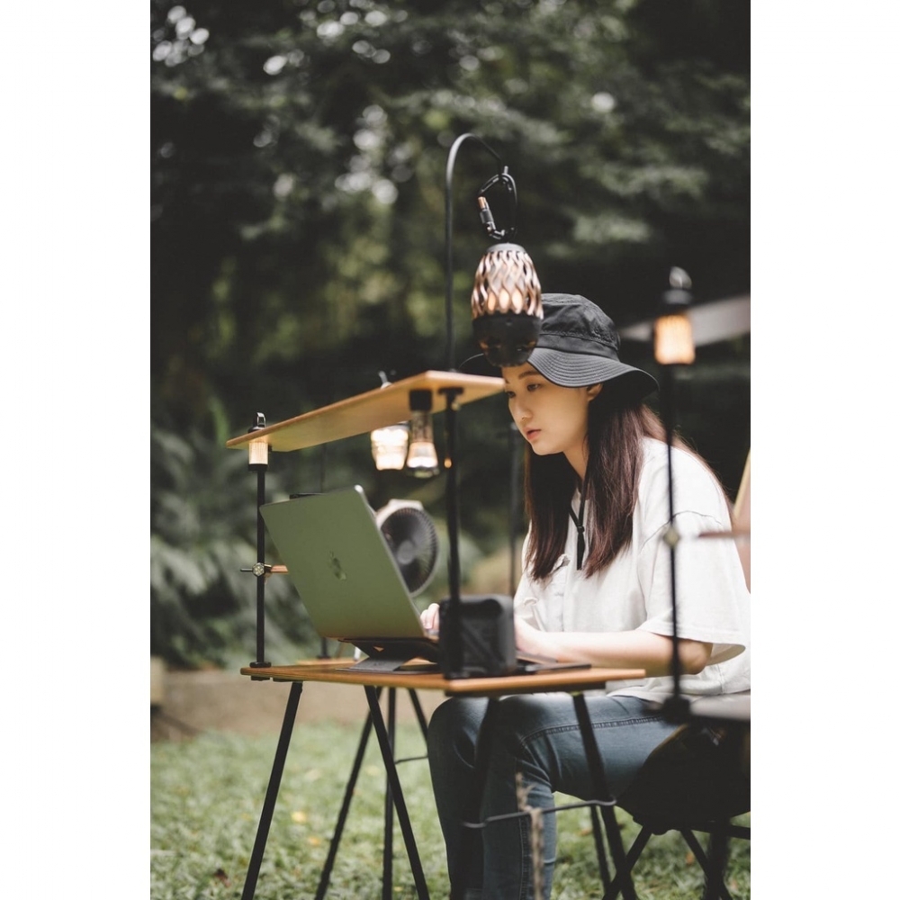 日月鉄工所-昭和桌(原木色)