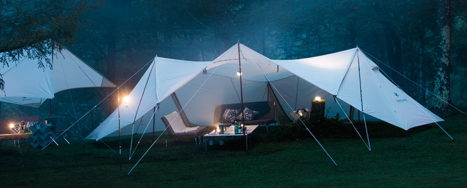 SNOWPEAK Land Station 天幕帳Ｌ象牙白-TP-821IV