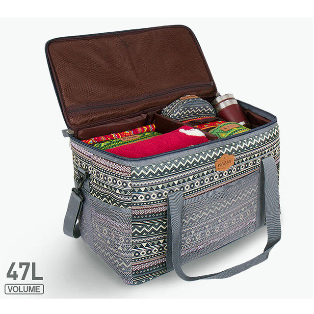 KZM 彩繪民族風裝備收納袋47L