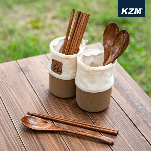 KZM 原木餐具收納