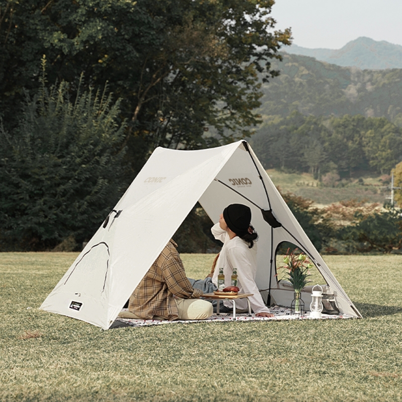 KZM 速搭遮陽沙灘帳