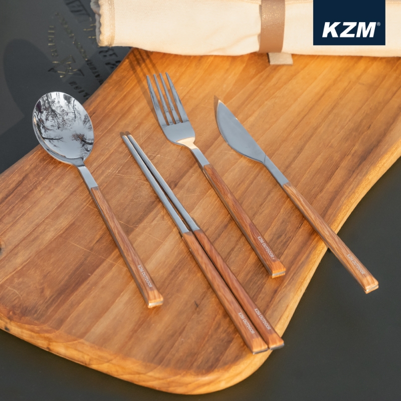 KZM 風格餐具組附收納袋