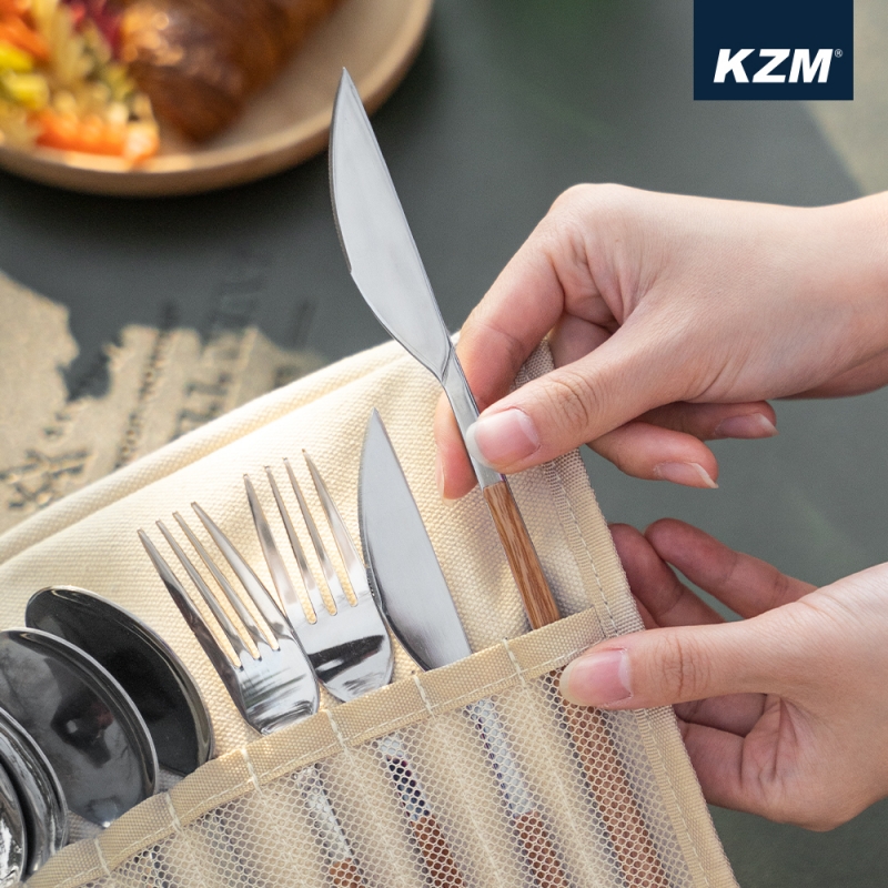 KZM 風格餐具組附收納袋