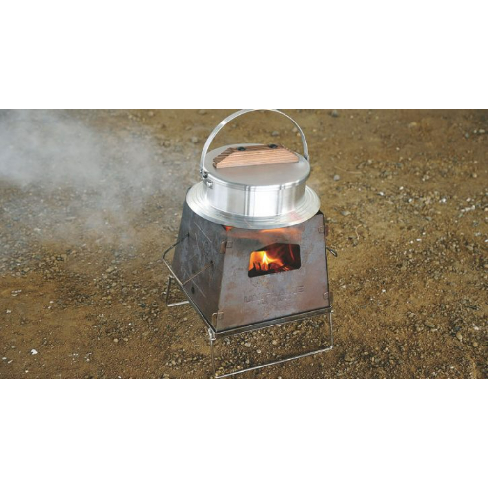 UNIFLAME 羽釜煮飯鍋1.8L 經典日式炊飯鍋 缽型鍋 三合炊 附蓋  