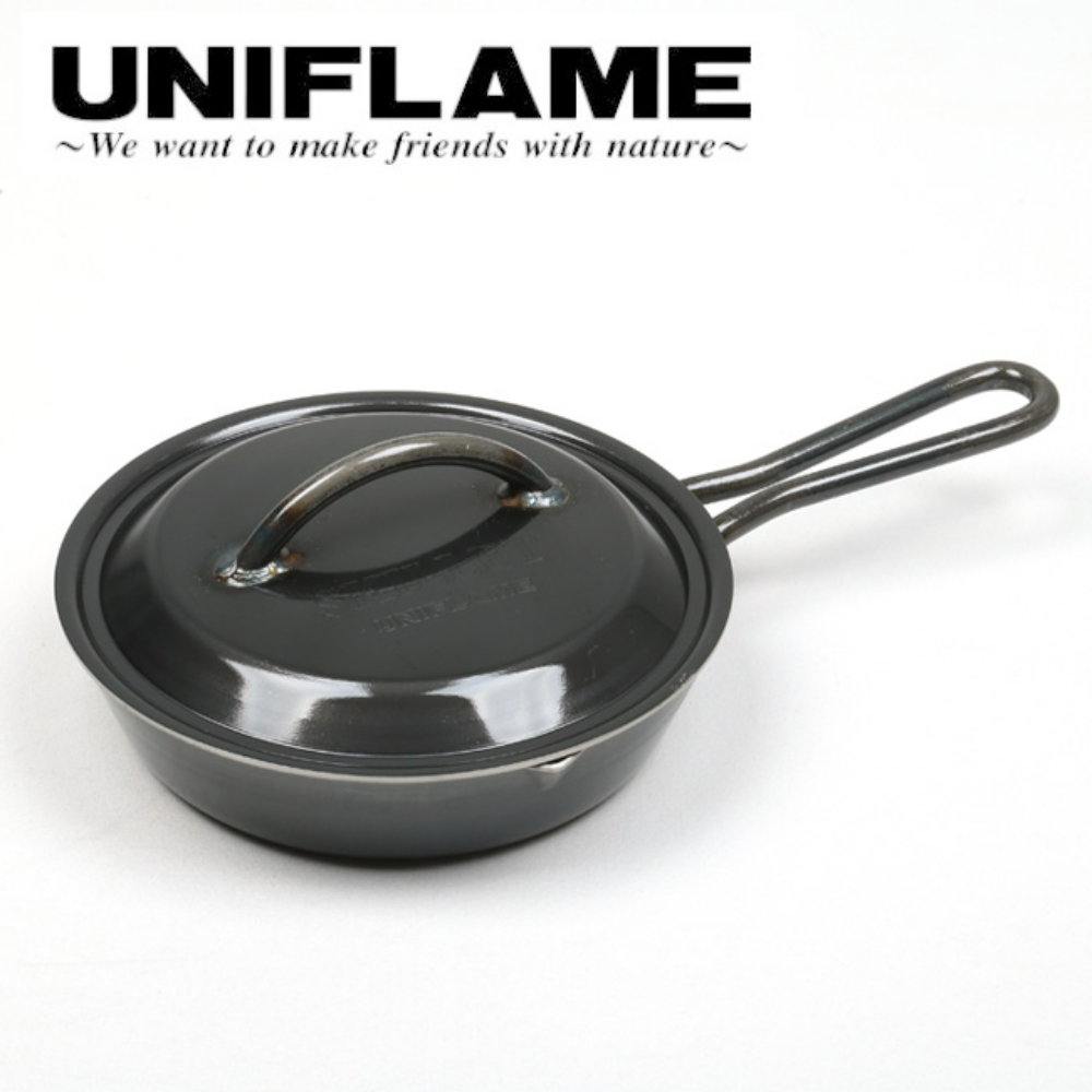 UNIFLAME 黑皮煎鍋附蓋