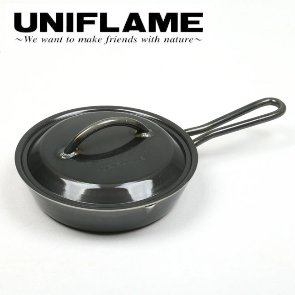 UNIFLAME 黑皮煎鍋附蓋
