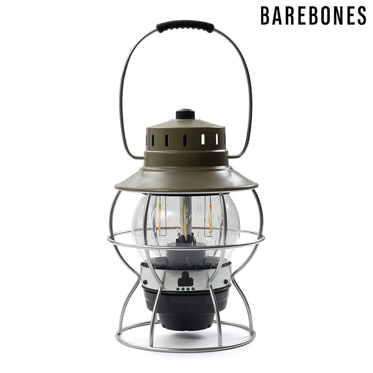 Barebones 手提鐵路復古營燈 Railroad Lantern/ 橄欖綠