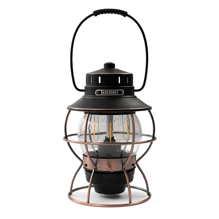 Barebones 手提鐵路復古營燈 Railroad Lantern/ 霧黑