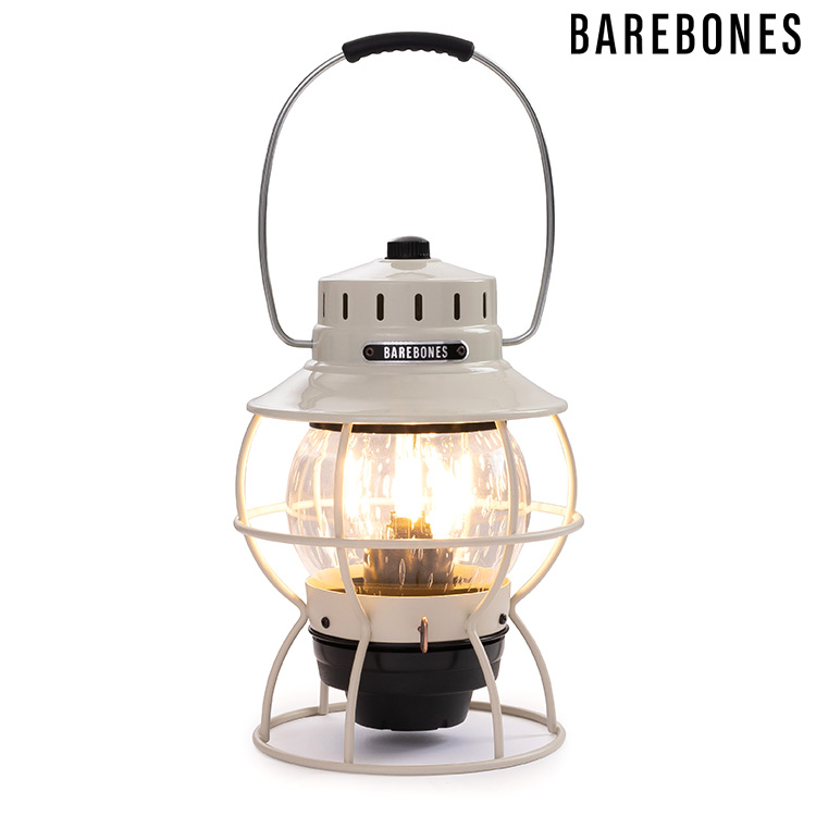 Barebones 手提鐵路復古營燈 Railroad Lantern/ 骨董白