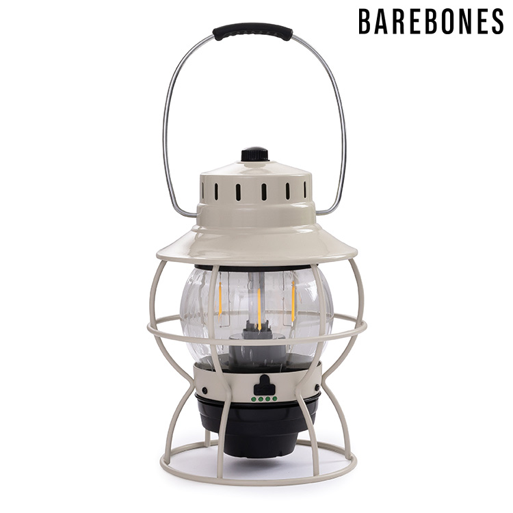 Barebones 手提鐵路復古營燈 Railroad Lantern/ 骨董白