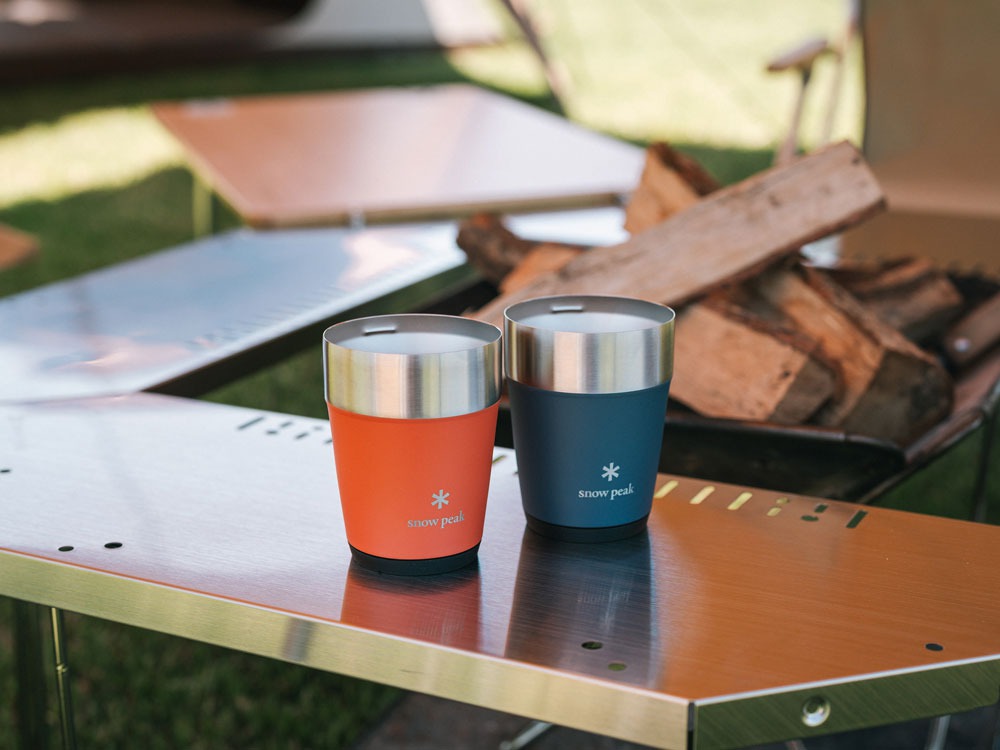 snowpeak 真 空 啤 酒 厚 平 底 杯 3 6 0 D U O 2 入 組