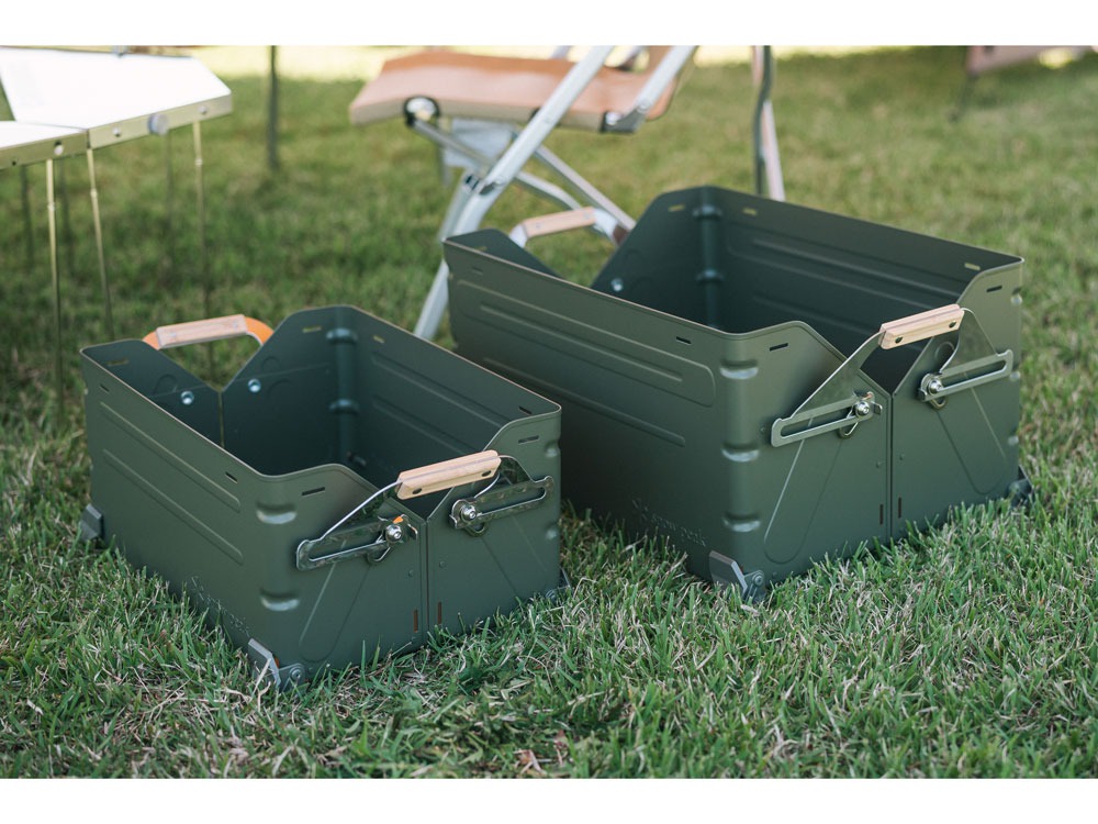 snowpeak  收納置物箱25 橄欖綠