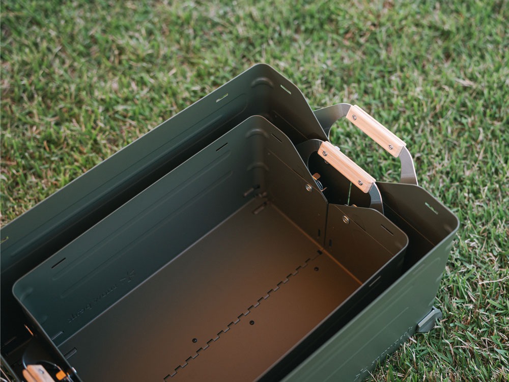 snowpeak  收納置物箱25 橄欖綠