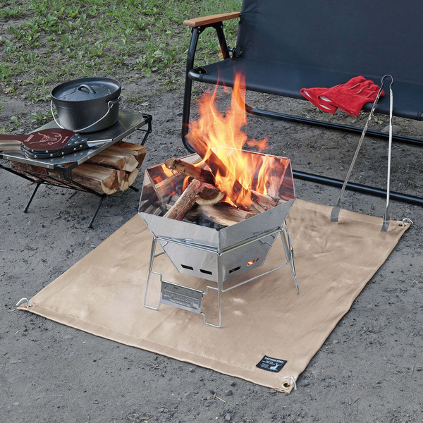 CAPTAIN STAG鹿牌 焚火墊80x80cm