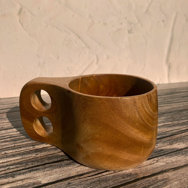 CAPTAIN STAG鹿牌 雙孔把手木杯280ml