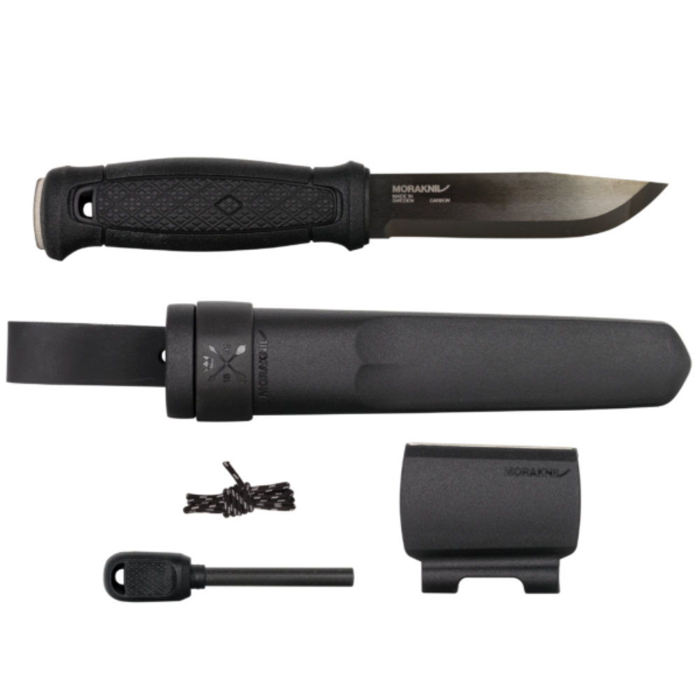 MORAKNIV Garberg 全龍骨式高碳鋼直刀&求生配件 Garberg BlackBlade™ with Survival