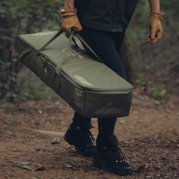 CARGO 工業風4單位折疊桌/黑色