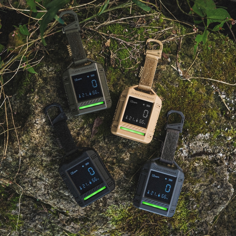 CARGO 一氧化碳溫濕度偵測器/黑色