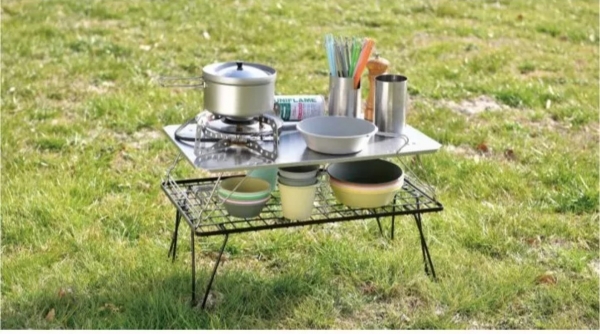 UNIFLAME不鏽鋼頂板折疊置物架Ⅲ