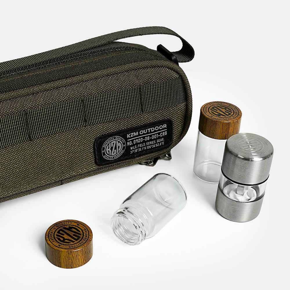 KAZMI KZM 工業風玻璃調味罐組S