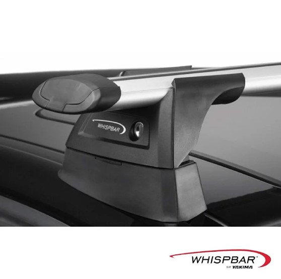 YAKIMA WHISPBAR Through Bar 突出型車頂架(銀色)