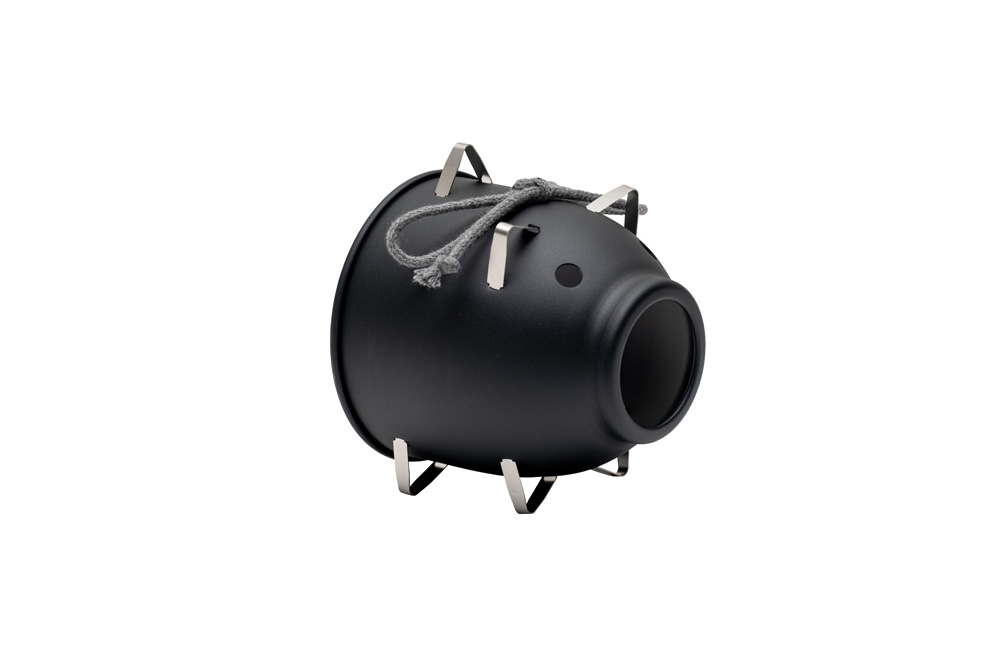 【2025雪峰祭-春】鋁製迷你蚊香豬 - 黑 