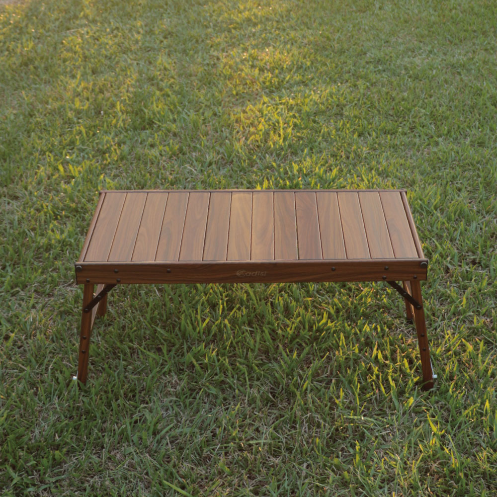 ADISI 復古木紋鋁捲桌