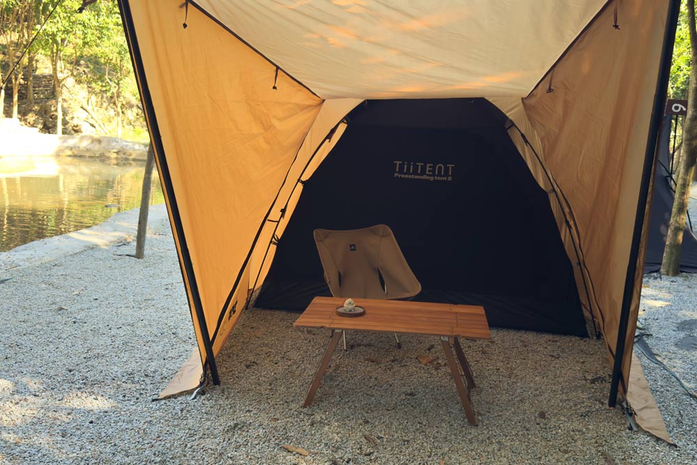 TiiTENT 2人自立外帳BTS150-墨黑(不含內帳)